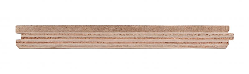 Cross Section Lacquered Engineered Oak Flooring