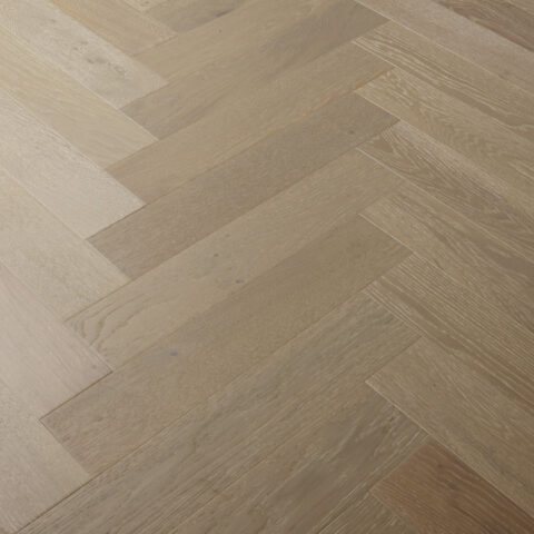 15(4)x120 Brushed Grey Herringbone Oak Flooring H1014A
