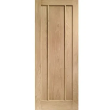 Worcester 3 Panel Unfinished Oak Internal Door